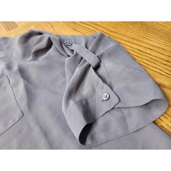 MAURICE’S GRAY MAUVE SHEAR TOP ¾ SLEEVE SIZE XXL - Picture 7 of 7